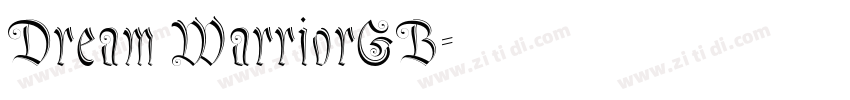 Dream WarriorGB字体转换